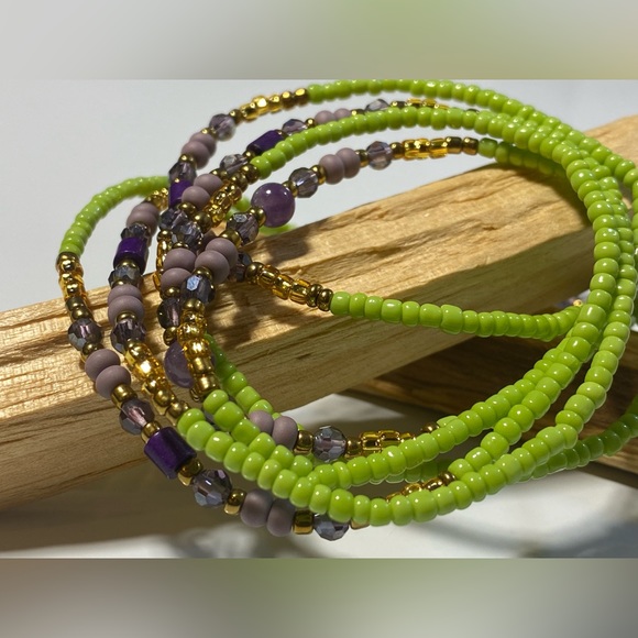 60 inch Traditional Tie On Waistbeads by 7 Strands Waistbeads - Picture 2 of 2